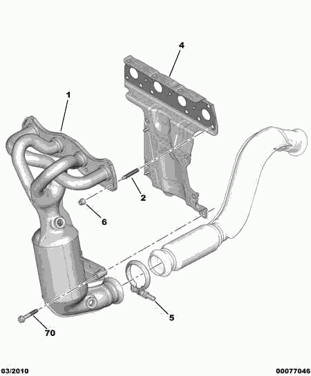 CITROËN 0341 P9 - Katalysator parts5.com