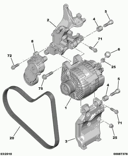 Vauxhall 96 780 488 80 - Alternator parts5.com