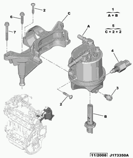 Alfa Romeo 1901.85 - Kraftstofffilter parts5.com