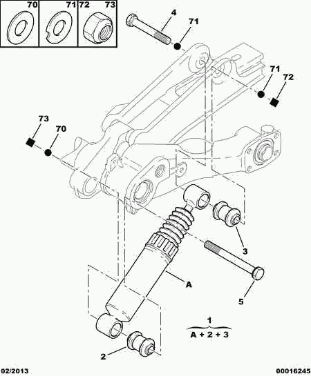 CITROËN (DF-PSA) 5206 N5 - Lengéscsillapító parts5.com