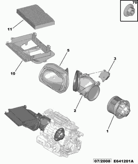 CITROËN (DF-PSA) 6479 C2 - Filter, interior air parts5.com