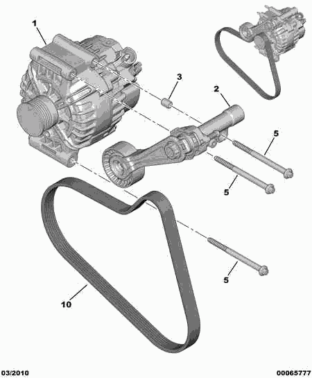 PEUGEOT 5705.NR - Generator / Alternator parts5.com