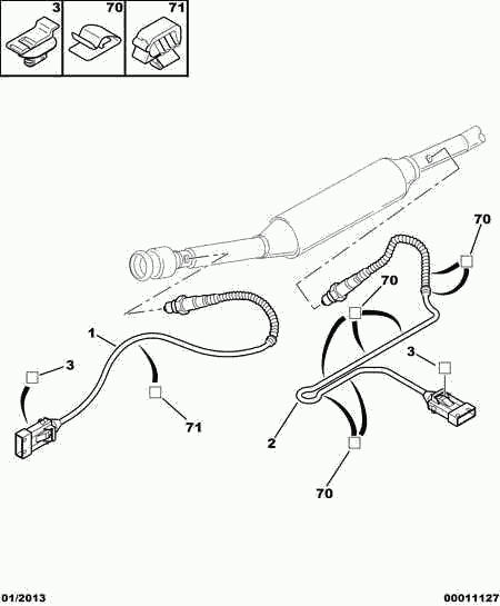 Peugeot Motorcycles 1628 VN - Lambda sonda parts5.com