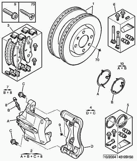 CITROËN 4252-18 - Brake Pad Set, disc brake parts5.com