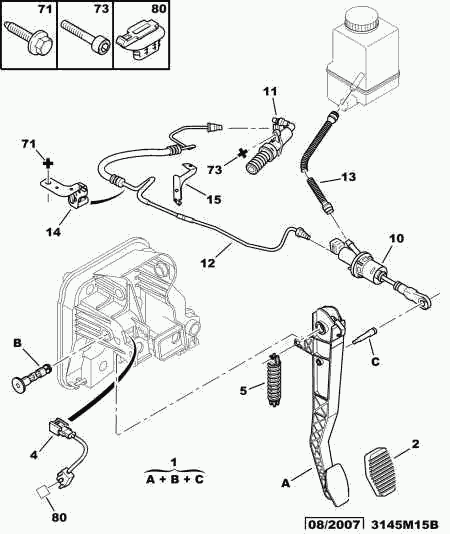 Towmotor Corp. 2156 36 - CLUTCH CONTROL PIPE parts5.com