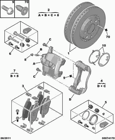 CITROËN 4249 18 - Brzdový kotúč parts5.com