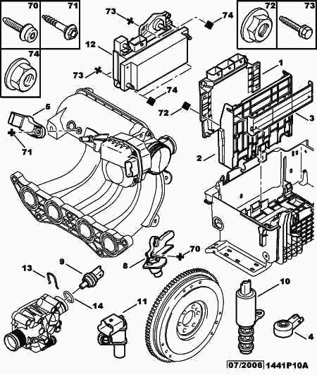 PEUGEOT 1338.F8 - Snímač teploty chladiacej kvapaliny parts5.com