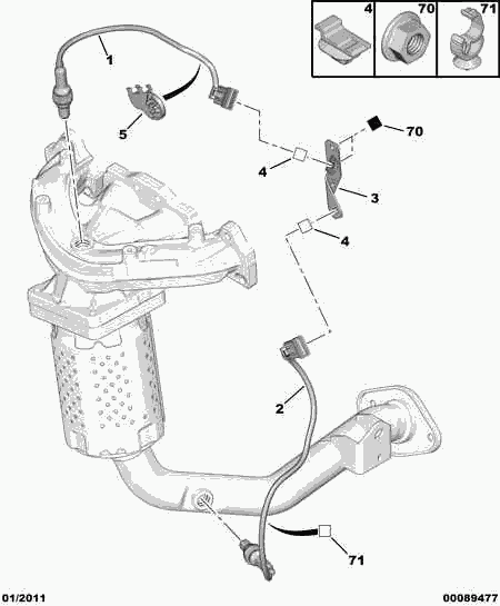 PEUGEOT 1618 AN - Sonda Lambda parts5.com