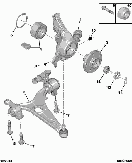 CITROËN 3520 X0 - Ψαλίδι, ανάρτηση τροχών parts5.com