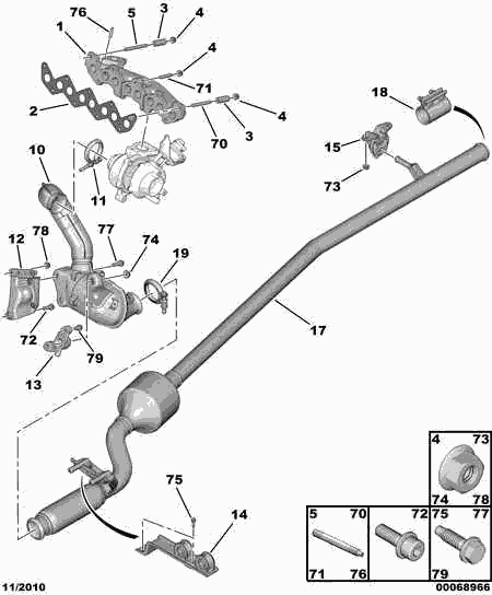 PEUGEOT (DF-PSA) 1731 RV - Catalizador parts5.com