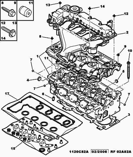 CITROËN 0348.S3 - Gasket Set, cylinder head cover parts5.com