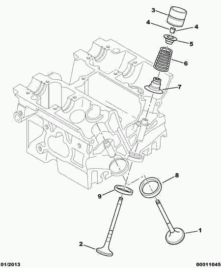 PEUGEOT (DF-PSA) 0942.48 - Tappet / Rocker parts5.com