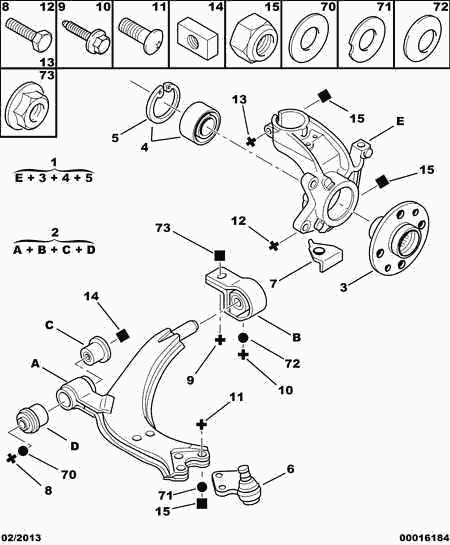 CITROËN/PEUGEOT 3520 H6 - Track Control Arm parts5.com