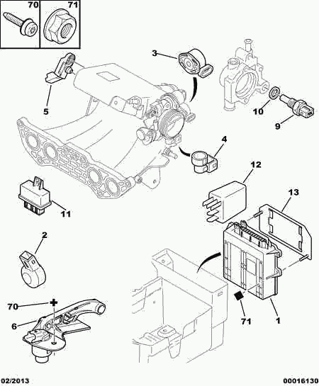 CITROËN 5946.23 - Oktanski senzor parts5.com