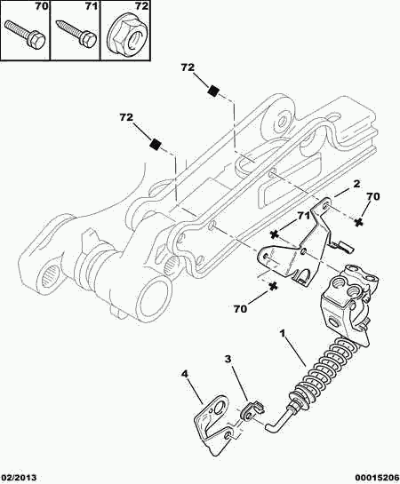 CITROËN 4861 84 - Regulator zavorne sile parts5.com