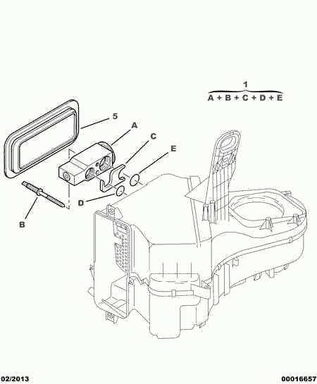 CITROËN 6461.G9 - Válvula de expansión, aire acondicionado parts5.com