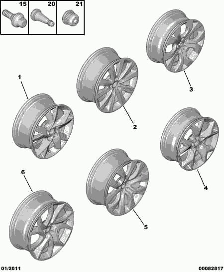 DS 5405.67 - Wheel Bolt parts5.com