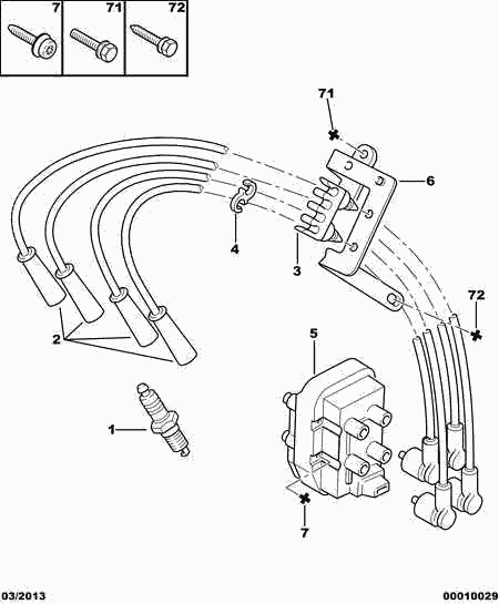 CITROËN 5970.60 - Ignition Coil parts5.com