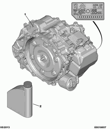 PEUGEOT 9980.D4 - Otomatik şanzıman yağı parts5.com