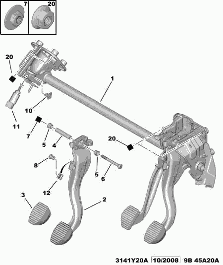 CITROËN 45 344 8 - Διακόπτης των φώτων φρένων parts5.com