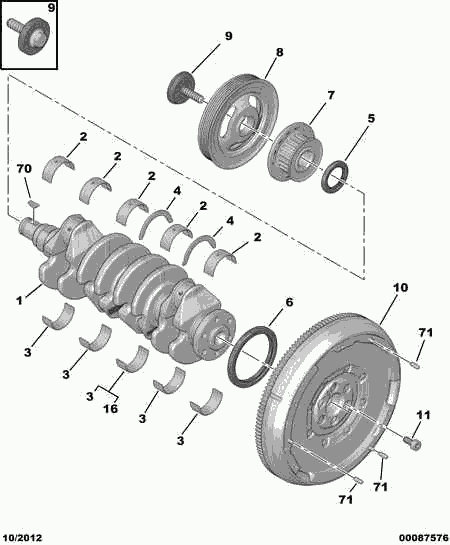 PEUGEOT 0516.L5 - Water Pump & Timing Belt Set parts5.com