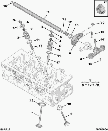 PEUGEOT 0948.91 - Zawór dolotowy parts5.com