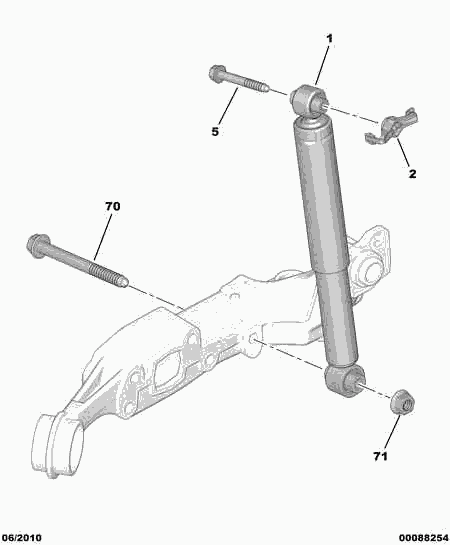 CITROËN (DF-PSA) 5206 FC - Amortiguador parts5.com