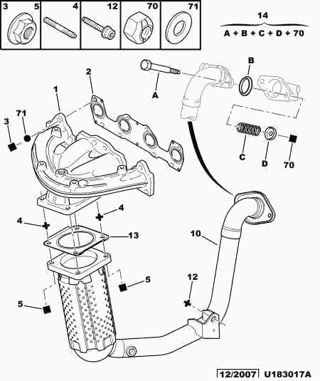 FIAT 0341 22 - NUT WITH BASE parts5.com