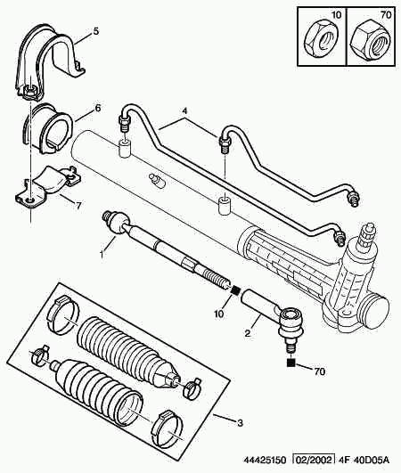 PEUGEOT 4018.A3 - Hlava / čap spojovacej tyče riadenia parts5.com