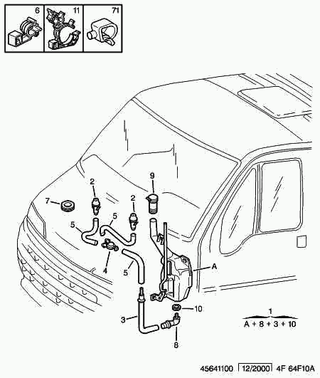 PEUGEOT 6434.74 - Pumpa za tekućinu za pranje, pranje stakla parts5.com