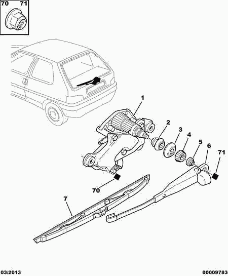 CITROËN 6426 AR - Metlica brisača parts5.com