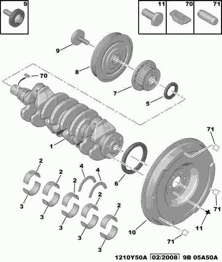 CITROËN 0516.A3 - Triger kayışı seti parts5.com