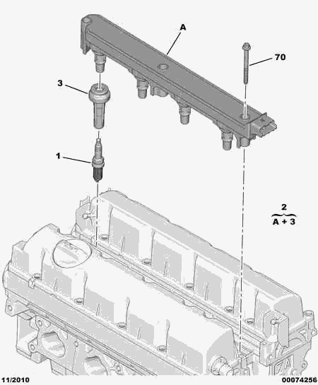 PEUGEOT 5960 F7 - Świeca zapłonowa parts5.com