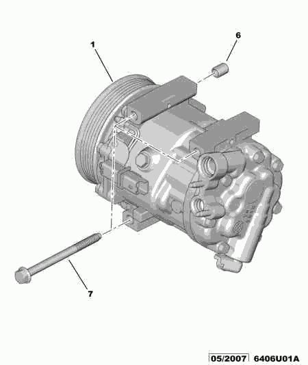 PEUGEOT 6453.XA - Compresseur, climatisation parts5.com