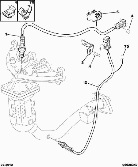 CITROËN 1628.HN - Sonda Lambda parts5.com