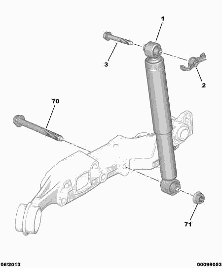 CITROËN 5206 Z5 - Amortiguador parts5.com