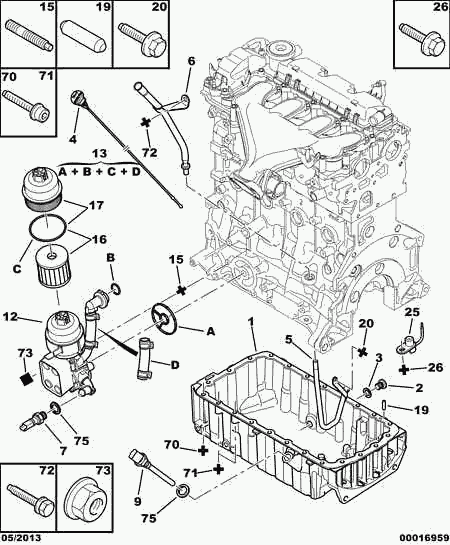 PEUGEOT 1103 T3 - Ψυγείο λαδιού, λάδι κινητήρα parts5.com