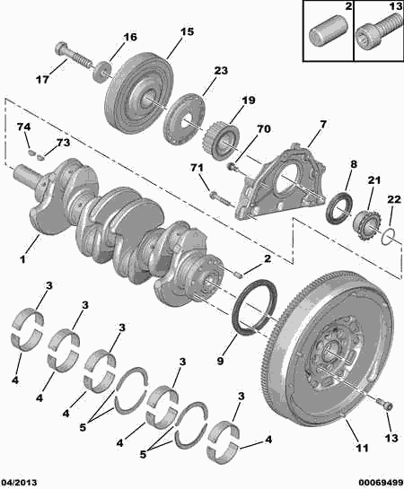 PEUGEOT 0532.T0 - Kit de embrague parts5.com