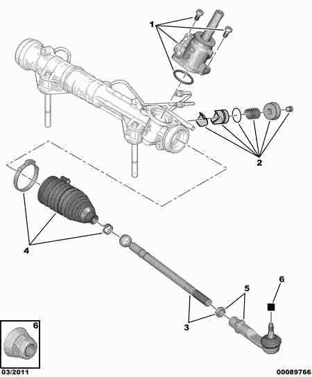 CITROËN 4066 82 - Tie Rod parts5.com