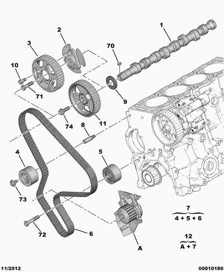 CITROËN 16 095 246 80 - Veepump + hammasrihmakomplekt parts5.com