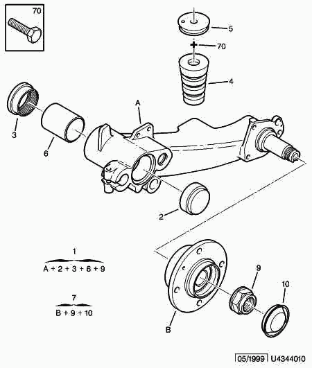 CITROËN 5131.49 - Kit de reparación, brazos de suspensión parts5.com