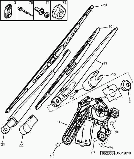 CITROËN 6429 Q5 - Balai d'essuie-glace parts5.com