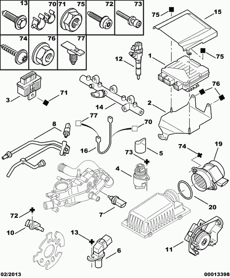 PEUGEOT 1920.7V - Generador de impulsos, cigüeñal parts5.com