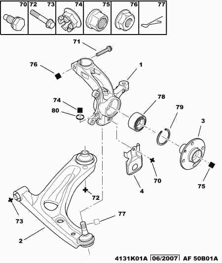 TOYOTA 3520.Q2 - Track Control Arm parts5.com