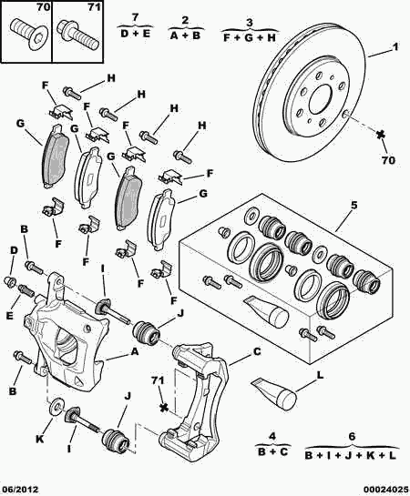 CITROËN 4401 G8 - Brake Caliper parts5.com