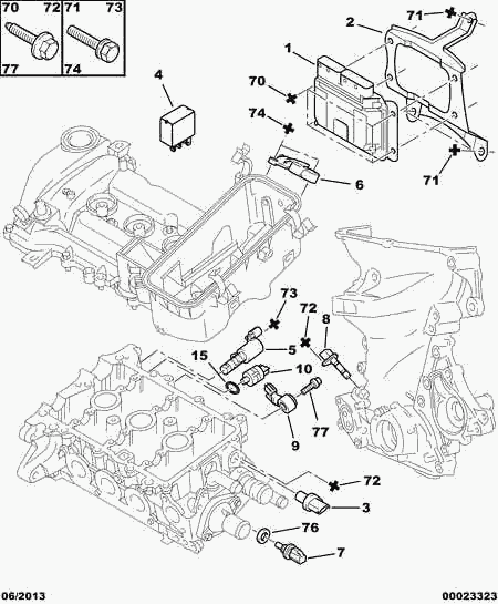 CITROËN/PEUGEOT 1131.J1 - Érzékelő, olajnyomás parts5.com