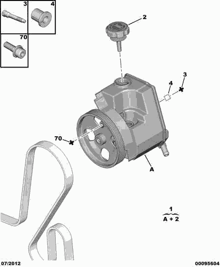 CITROËN 4007.Z6 - Hüdraulikapump,roolimine parts5.com