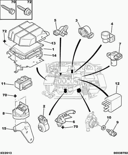 CITROËN 1920 3X - Реле, горивна помпа parts5.com