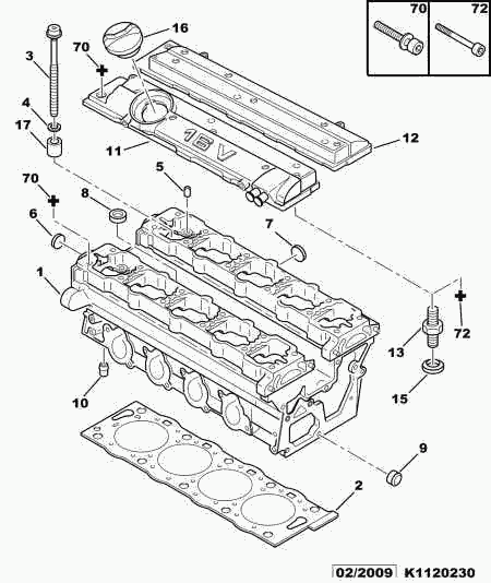 CITROËN 0209.Q3 - Junta, culata parts5.com