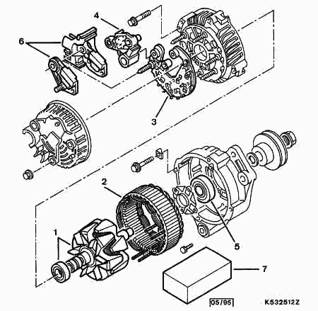 CITROËN 5761.91 - Regulador del alternador parts5.com